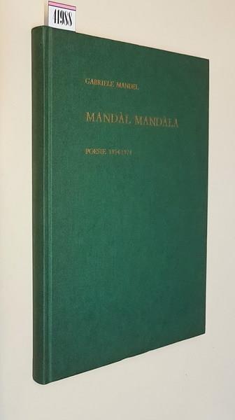 Mandal Mandala Poesie 1954-1974 - Gabriele Mandel - copertina