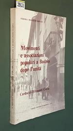 Movimenti E Associazioni Popolari A Budrio Dopo L'Unità (1861 1895) Carducci Filopanti Costa