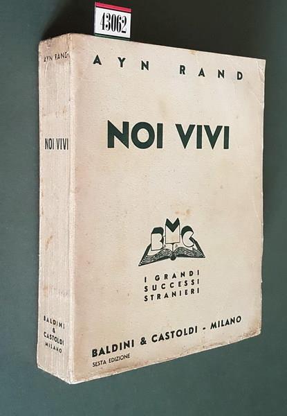 Noi vivi - Ayn Rand - copertina