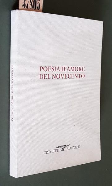 Poesia d'amore del Novecento - copertina