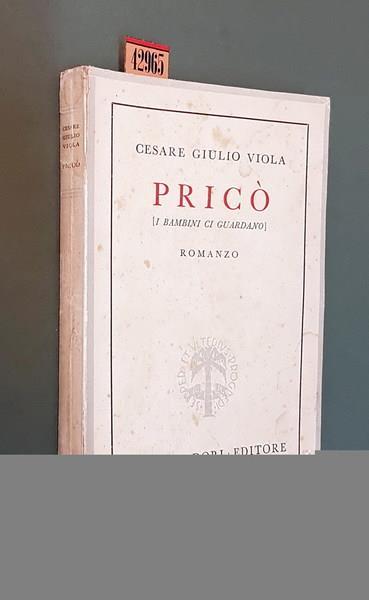 PRICò (i bambini ci guardano) - Cesare Giulio Viola - copertina