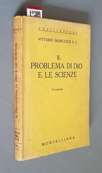 Il Problema Di Dio E Le Scienze - Vittorio Marcozzi - copertina