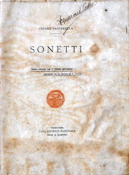 Sonetti - Cesare Pascarella - copertina