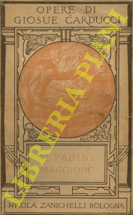 Il Parini maggiore - Giosuè Carducci - copertina