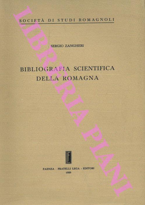 Bibliografia scientifica della Romagna - Sergio Zangheri - copertina