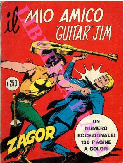 Zagor. Il mio amico “Guitar” Jim - copertina