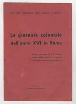 La giornata coloniale dell'anno XVI in Roma. Parole pronunciate da S.E. il Maresciallo d'Italia Rodolfo Graziani il 22 maggio 1938 al teatro Adriano