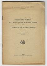 Corrispondenza scambiata fra i governi italiano britannico e francese circa l'accordo navale britannico-francese. (Agosto - ottobre 1928-VI)