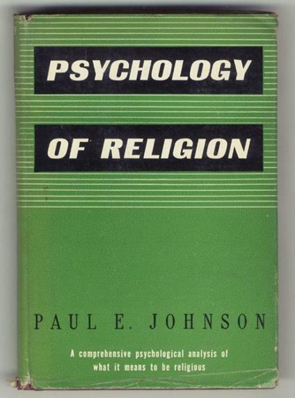 Psychology of Religion - Paul Johnson - copertina