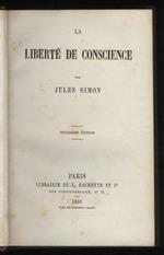 La liberté de conscience. Troisième édition