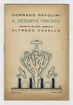 Il deserto tentato. Mistero in un atto. Musica di Alfredo Casella