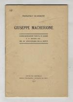 Giuseppe Macherione. Commemorazione tenuta in Giarre il 21 maggio 1921 nel 60° anniversario della morte