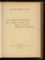 Le associazioni di mestiere nelle civiltà antiche e moderne