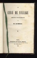 Le curé de Village. Scène de la vie de campagne [...] [Vol.] 1