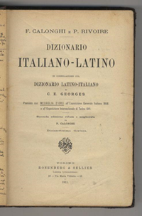Dizionario Italiano - Ferruccio Calonghi - Libro Usato