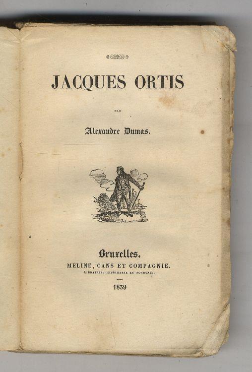 Jacques Ortis - Alexandre Dumas - copertina