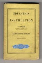 Education et instruction. Enseignement primaire. 3ème édition