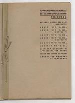 Apparati motori navali ed elettromeccanismi per bordo. Apparati motori per navi mercantili. Gruppi tipo Q. 265, gruppi tipo Q 265 costruiti, gruppi tipo Q 215, gruppi tipo Q 215 costruiti, gruppi tipo Q 150, gruppi tipo Q 81, elettromeccanismi ed app