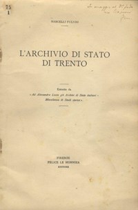 L Archivio di Stato di Trento