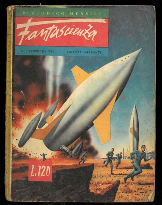 Fantascienza. N.4 - Febbraio 1955 - Livio Garzanti - copertina