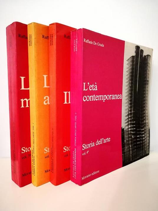 Storia dell'arte - completo in 4 voll - Raffaele De Grada - copertina