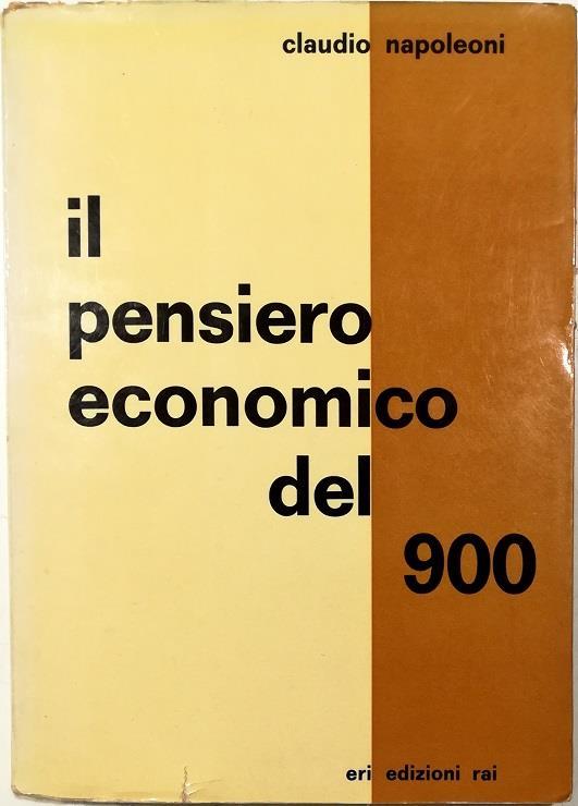 Il pensiero economico del 900 - Claudio Napoleoni - copertina