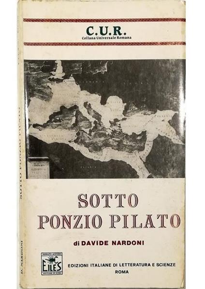 Sotto Ponzio Pilato - Davide Nardoni - copertina