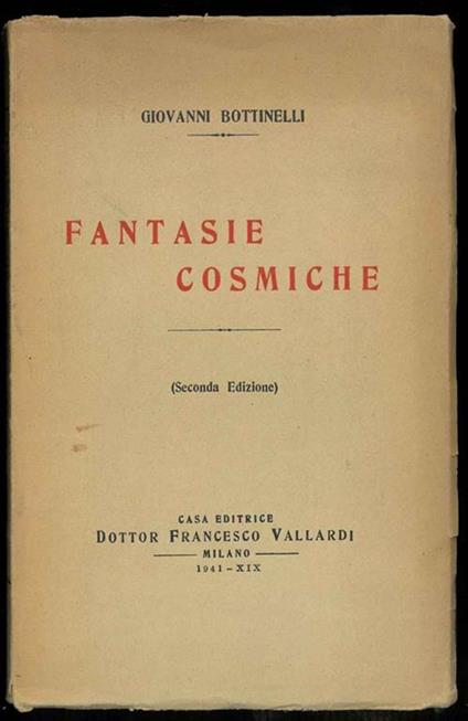 Fantasie cosmiche - Giovanni Botticelli - copertina