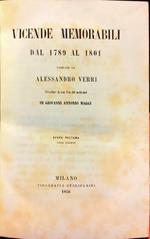 Vicende memorabili dal 1789 al 1801