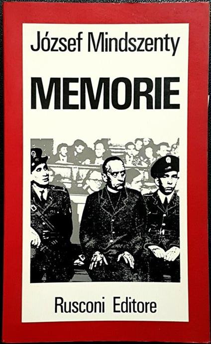 Memorie - József Mindszenty - copertina