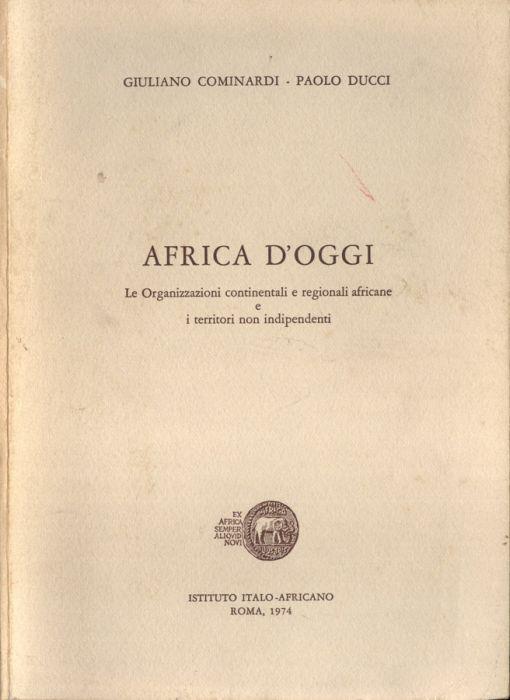 Africa oggi - Giuliano Cominardi - copertina