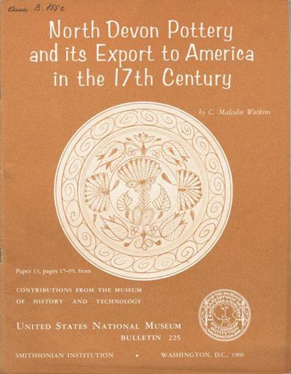 North Devon Pottery and its Export to America in the 17th Century - copertina