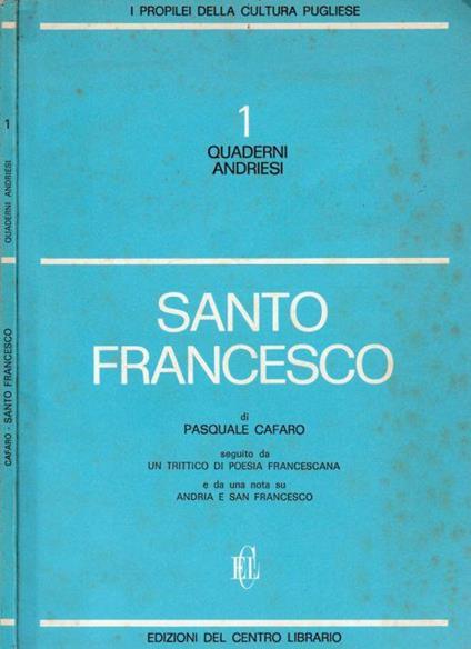 Santo Francesco - Pasquale Cafaro - copertina