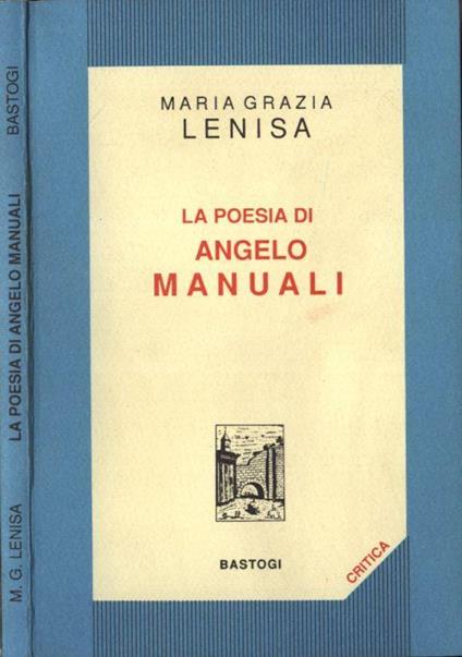 La poesia di Angelo Manuali - copertina