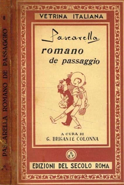 Romano de passaggio - Cesare Pascarella - copertina