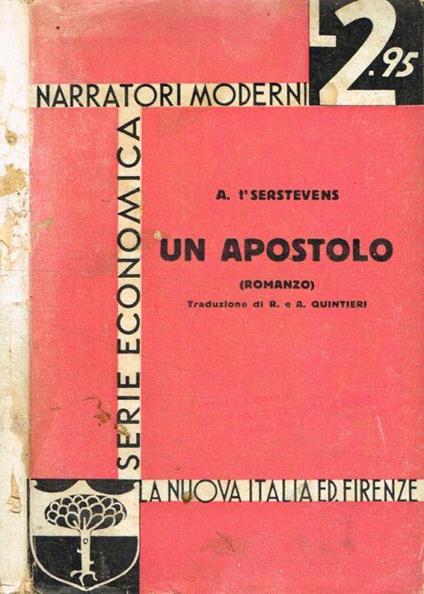 Un apostolo - Albert T'Serstevens - copertina