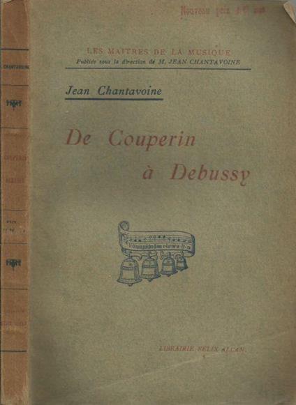 De Couperin a Debussy - Jean Chantavoine - copertina