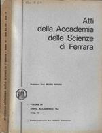 Atti della Accademia delle Scienze di Ferrara Vol. 54° anno accademico 154 1976-77