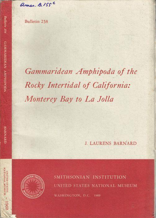 Gammaridean Amphipoda of the Rocky Intertidal of California: Monterey Bay to La Jolla - copertina