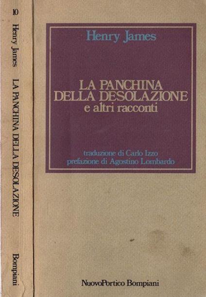 La panchina della desolazione - Henry James - copertina