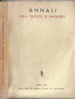 Annali della facoltà di magistero 1960-1961