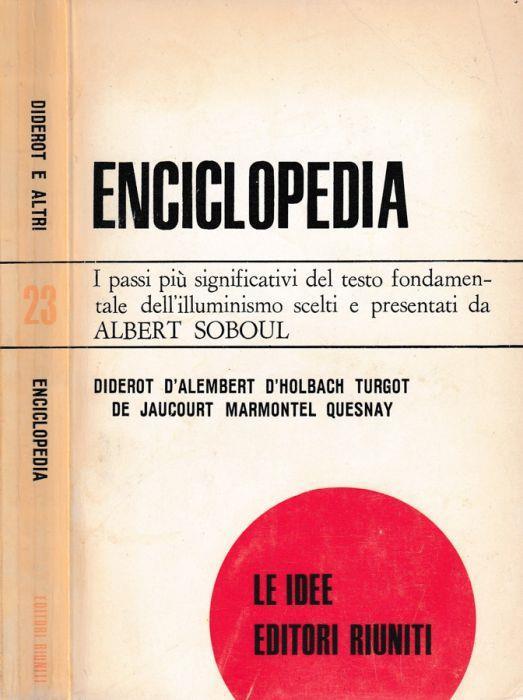 Enciclopedia - Albert Soboul - copertina