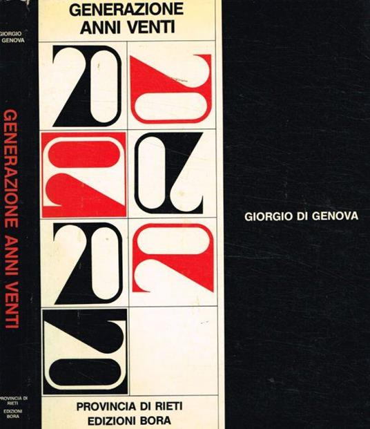 Generazione anni venti - Giorgio Di Genova - copertina