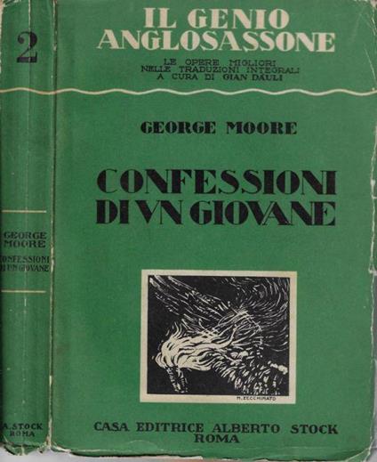 Confessioni di un giovane - George Moore - copertina