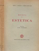 Rivista di estetica Anno IX, fascicolo II,III 1964