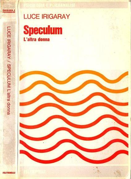 Speculum - Luce Irigaray - copertina