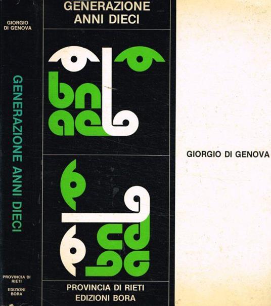 Generazione anni dieci - Giorgio Di Genova - copertina