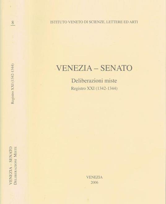 Venezia - Senato - Claudio Azzara - copertina