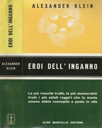 Eroi dell’inganno - Alexander Klein - copertina