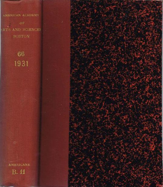 Proceedings of the American Academy of Arts and Sciences - copertina